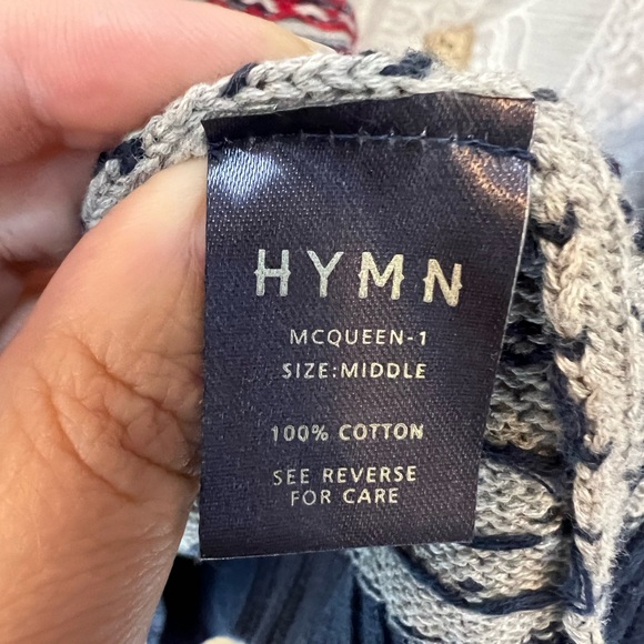 HYMN SWEATER M MEDIUM COLORFUL GRAY - Picture 11 of 13